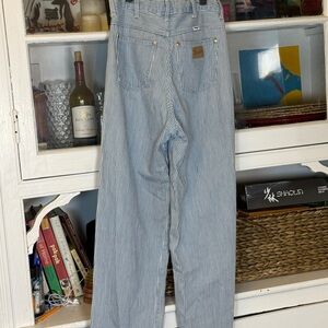 Wrangler Women's High Rise Striped Jeans - Blue